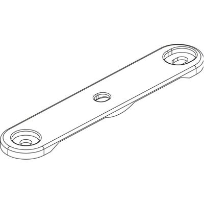 Pöttker, Tischplatte, Höhenausgleich Alu 77 Frontslide Kunststoff grau Pöttker, Tischplatte, Höhenausgleich Alu 77 Frontslide Kunststoff grau