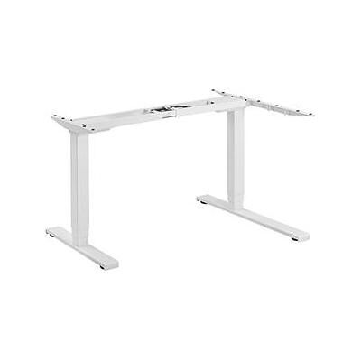 Neutral, Tischbeine + Tischgestell, Powerton ERGO EDGE Ecktischgestell mit elektrisch verstellbarer Höhe 125 kg Tragfäh, weiss Neutral, Tischbeine + Tischgestell, Powerton ERGO EDGE Ecktischgestell mit elektrisch verstellbarer Höhe 125 kg Tragfäh, weiss