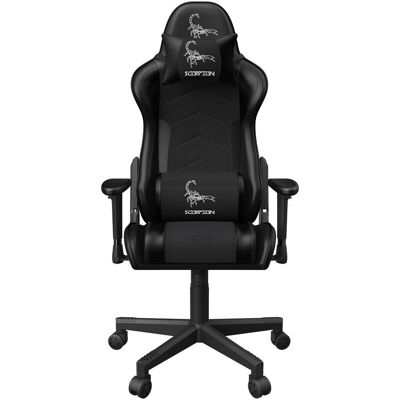 Gembird Scorpion, Gaming Stuhl, Schwarz Gembird Scorpion, Gaming Stuhl, Schwarz