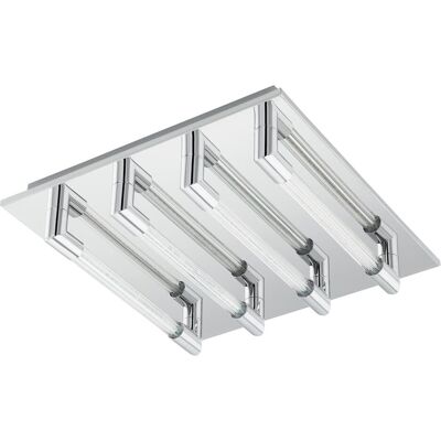 EGLO, Deckenleuchte, 95397 Velarde LED Deckenleuchte 4x3,7W Stahl Chrom EGLO, Deckenleuchte, 95397 Velarde LED Deckenleuchte 4x3,7W Stahl Chrom