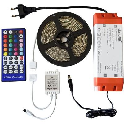 Standart, LED Streifen, LED STRIP KIT 15W/M 3M RGBW IP65 24V (Mehrfarbig, RGBW, 300 cm, Outdoor) Standart, LED Streifen, LED STRIP KIT 15W/M 3M RGBW IP65 24V (Mehrfarbig, RGBW, 300 cm, Outdoor)