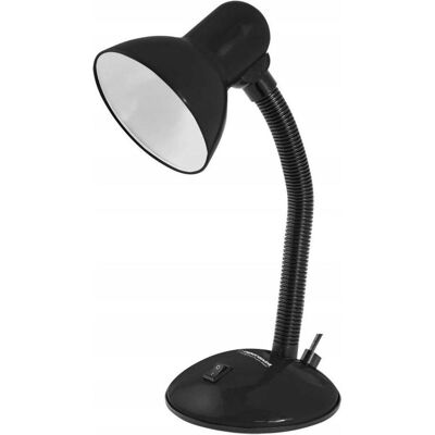 Esperanza, Tischlampe, Tischleuchte ELD107K Schreibtischlampe e27 arcturus schwarz (E27) Esperanza, Tischlampe, Tischleuchte ELD107K Schreibtischlampe e27 arcturus schwarz (E27)