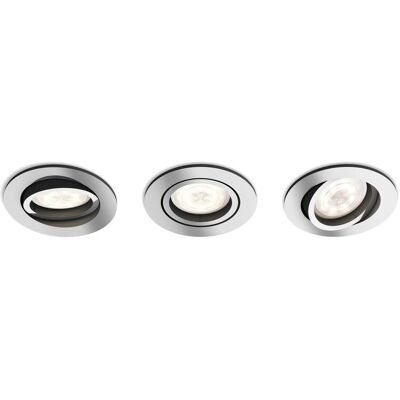 Philips Deckenleuchte, LED-Einbauleuchte 3er Set 13.5 (1500 lm) Philips Deckenleuchte, LED-Einbauleuchte 3er Set 13.5 (1500 lm)