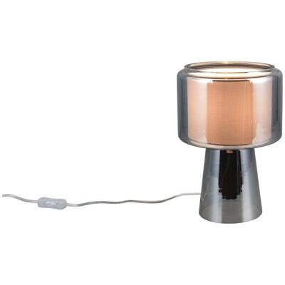 Trio, Tischlampe, 519900157 Rocka E14 Tischleuchte ⌀20cm Chrom Bedampft (E14) Trio, Tischlampe, 519900157 Rocka E14 Tischleuchte ⌀20cm Chrom Bedampft (E14)