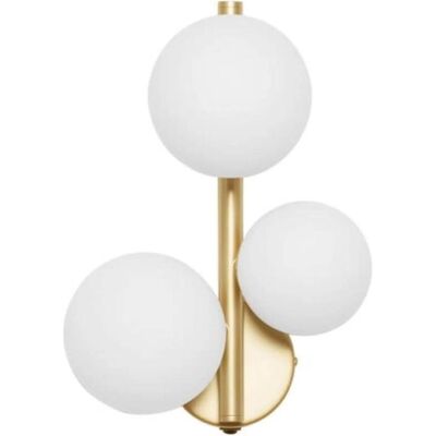 Nova Luce Odillia Gold Wandleuchte - 3-flammig - IP20 Nova Luce Odillia Gold Wandleuchte - 3-flammig - IP20