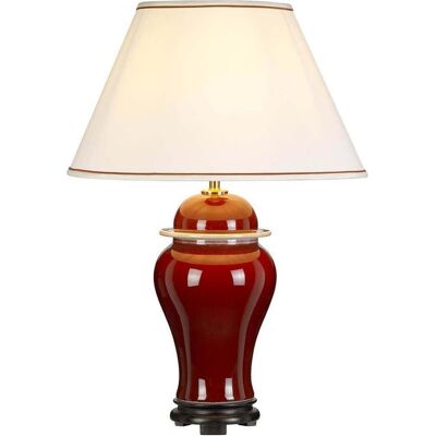 Designer's Light Box Oxblood Keramiktischlampe - Tischlampe Designer's Light Box Oxblood Keramiktischlampe - Tischlampe