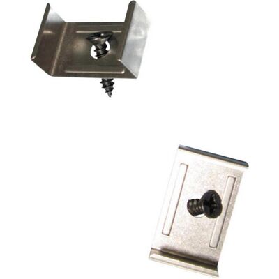 Barthelme, Beleuchtung Zubehör, Halteclips 90 ° für BARdolino Aluprofil-Serie für LED-Streifen Barthelme, Beleuchtung Zubehör, Halteclips 90 ° für BARdolino Aluprofil-Serie für LED-Streifen