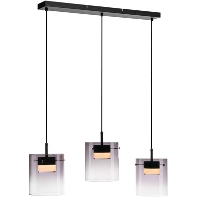 Just Light, Pendelleuchte, LED-Pendelleuchte 14043-18, 7,5W, 800lm, 3000K, schwarz (800 lm) Just Light, Pendelleuchte, LED-Pendelleuchte 14043-18, 7,5W, 800lm, 3000K, schwarz (800 lm)