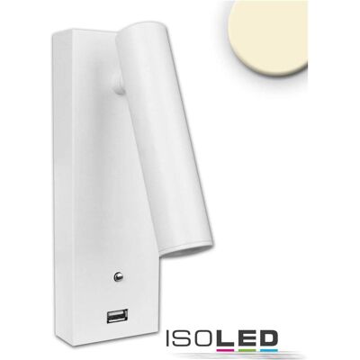 ISOLED Weiße 3W LED Leseleuchte - Wand/Deckenlampe ISOLED Weiße 3W LED Leseleuchte - Wand/Deckenlampe