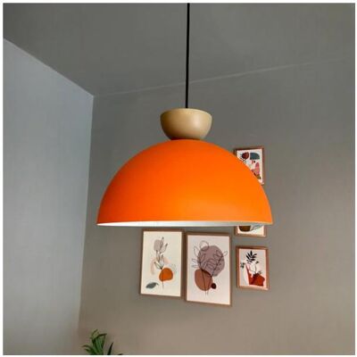 Bamyum, Pendelleuchte, Lipeo-BeigeHut Pendelleuchte Orange (E27) Bamyum, Pendelleuchte, Lipeo-BeigeHut Pendelleuchte Orange (E27)