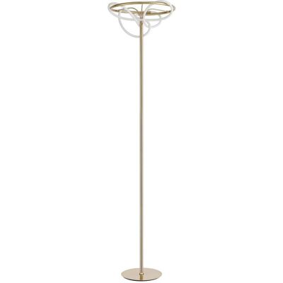 Nova Luce, Stehlampe, TIRIAC LED Stehlampe Gold 31W Warmweiss 160x40cm 9548106 Nova Luce, Stehlampe, TIRIAC LED Stehlampe Gold 31W Warmweiss 160x40cm 9548106