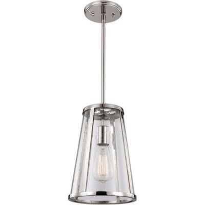 Elstead Lighting, Pendelleuchte, Harrow Hängeleuchte E27 31cm Poliertes Nickel (E27) Elstead Lighting, Pendelleuchte, Harrow Hängeleuchte E27 31cm Poliertes Nickel (E27)