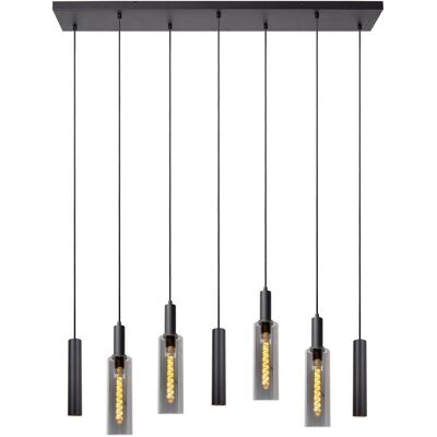 Lucide, Pendelleuchte, REX - Hanglamp - 4xE27 - Fumà (E27) Lucide, Pendelleuchte, REX - Hanglamp - 4xE27 - Fumà (E27)
