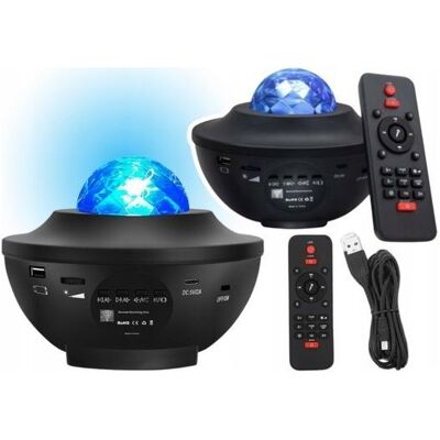 Lean Toys, Nachtlicht, Sternprojektor LED-Lampe Bluetooth-Fernbedienung Lean Toys, Nachtlicht, Sternprojektor LED-Lampe Bluetooth-Fernbedienung