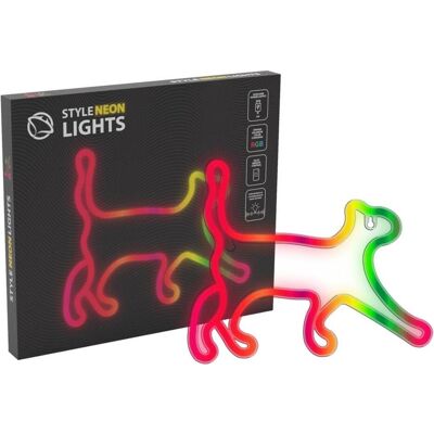 Manta, LED Streifen, SNL60RGB Style Neon Lights CAT (Mehrfarbig, 25.30 cm, Indoor) Manta, LED Streifen, SNL60RGB Style Neon Lights CAT (Mehrfarbig, 25.30 cm, Indoor)