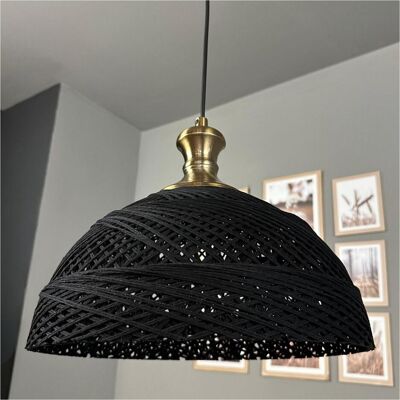Bamyum, Pendelleuchte, Yimpi Bohem Lampe à Suspension Noir (E27) Bamyum, Pendelleuchte, Yimpi Bohem Lampe à Suspension Noir (E27)