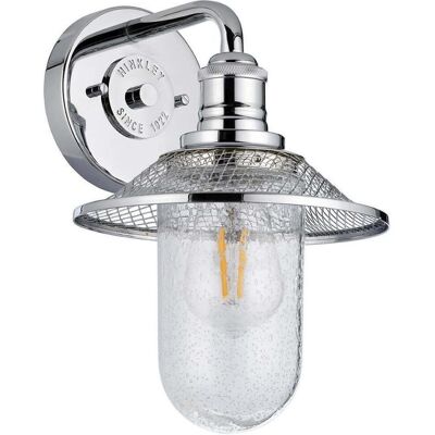Hinkley Rigby Wandleuchte - Vintage Stahl Chrom IP44 Hinkley Rigby Wandleuchte - Vintage Stahl Chrom IP44