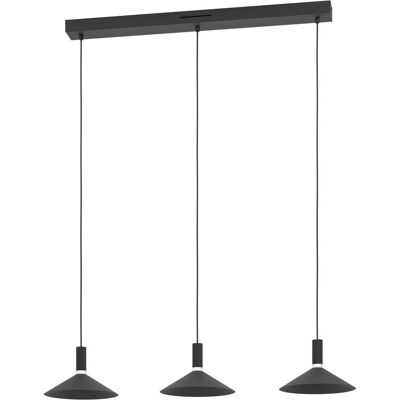 EGLO, Pendelleuchte, CONOMAVILLA-Z MATTER langbordspendel L920 RGB/CCT 3000lm, sort (3000 lm) EGLO, Pendelleuchte, CONOMAVILLA-Z MATTER langbordspendel L920 RGB/CCT 3000lm, sort (3000 lm)