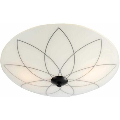 Markslöjd, Wandleuchte + Deckenleuchte, LIA Plafond 2L White/Black (E27) Markslöjd, Wandleuchte + Deckenleuchte, LIA Plafond 2L White/Black (E27)