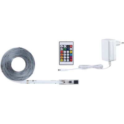 Paulmann, LED Streifen, SimpLED Stripe Set Motion Music (Blau, Grün, RGBIC, Rot, 300 cm, Indoor) Paulmann, LED Streifen, SimpLED Stripe Set Motion Music (Blau, Grün, RGBIC, Rot, 300 cm, Indoor)