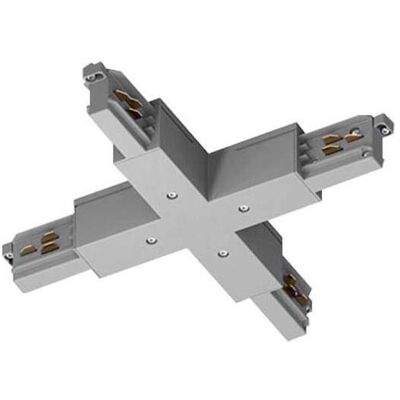 LTS, Beleuchtung Zubehör, ST-A X/9017 gr X-Verbinder grau LTS, Beleuchtung Zubehör, ST-A X/9017 gr X-Verbinder grau