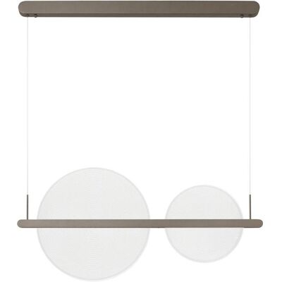 NOVA LUCE Noah LED Pendelleuchte - Dimmbar 42W 2179Lm Kaffee Braun NOVA LUCE Noah LED Pendelleuchte - Dimmbar 42W 2179Lm Kaffee Braun