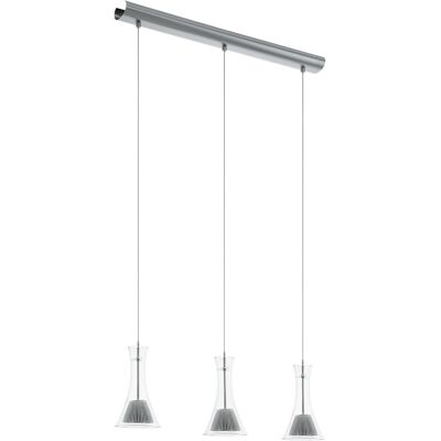EGLO, Pendelleuchte, 96519 Musero 1 LED Hängeleuchte 3x5,4W nickel klar EGLO, Pendelleuchte, 96519 Musero 1 LED Hängeleuchte 3x5,4W nickel klar