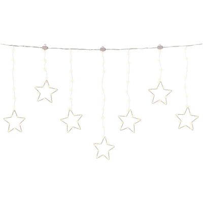 Lumineo, Lichterkette, LED Lichtvorhang silber/ warmes weiss 120x120x60cm (1.20 m) Lumineo, Lichterkette, LED Lichtvorhang silber/ warmes weiss 120x120x60cm (1.20 m)