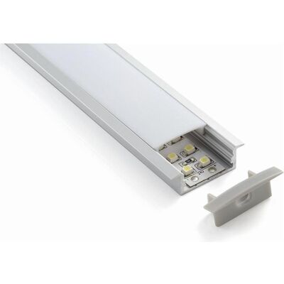 Synergy 21, LED Streifen, LED UProfil 200cm ALU013 weiss (Weiss, 200 cm, Indoor) Synergy 21, LED Streifen, LED UProfil 200cm ALU013 weiss (Weiss, 200 cm, Indoor)