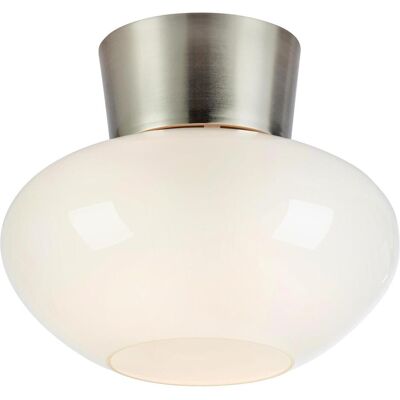 Markslöjd, Deckenleuchte, MALAGA Ceiling 1L White/Satin Nickel Markslöjd, Deckenleuchte, MALAGA Ceiling 1L White/Satin Nickel