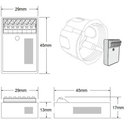 Dotlux, Beleuchtung Zubehör, DOTL Tasteninterface Dotlux, Beleuchtung Zubehör, DOTL Tasteninterface