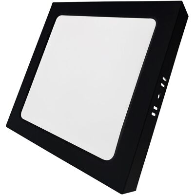 Luxula, Deckenleuchte, LED-Deckenleuchte, 6W, EEK: F, 600lm, CCT, IP44, quadrat, schwarz (600 lm) Luxula, Deckenleuchte, LED-Deckenleuchte, 6W, EEK: F, 600lm, CCT, IP44, quadrat, schwarz (600 lm)