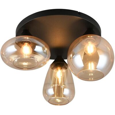 Trio, Deckenleuchte, 617030313 Lumina E14 Deckenleuchte 3-fach ⌀48,5cm Schwarz Matt (E14) Trio, Deckenleuchte, 617030313 Lumina E14 Deckenleuchte 3-fach ⌀48,5cm Schwarz Matt (E14)