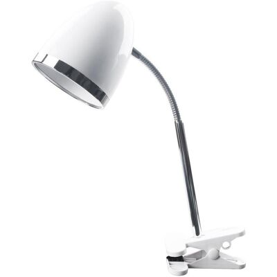 Avide, Tischlampe, Tischleuchte – E27 – Max. 15 W – Weiss – 16 x 16 x 33 cm – Mit Klemme (E27) Avide, Tischlampe, Tischleuchte – E27 – Max. 15 W – Weiss – 16 x 16 x 33 cm – Mit Klemme (E27)