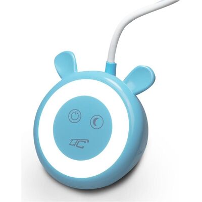 Lasmex, Nachtlicht, LED Teddybär Schreibtischlampe 3W, 3000/4500/6000K, einstellbar, 1200mAh, blau, LTC Lasmex, Nachtlicht, LED Teddybär Schreibtischlampe 3W, 3000/4500/6000K, einstellbar, 1200mAh, blau, LTC