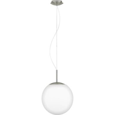 EGLO, Pendelleuchte, 63268 PIEDALE PRO E27 Pendelleuchte Ø300mm Nickel-Matt Weiss (E27) EGLO, Pendelleuchte, 63268 PIEDALE PRO E27 Pendelleuchte Ø300mm Nickel-Matt Weiss (E27)