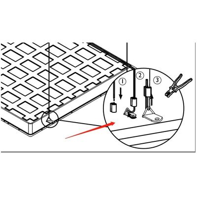 Synergy 21, Beleuchtung Zubehör, LED light backlite panel 620*620 Seilabhängung für V4 PRO Synergy 21, Beleuchtung Zubehör, LED light backlite panel 620*620 Seilabhängung für V4 PRO