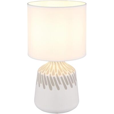 Globo, Tischlampe, Rela E14 Tischleuchte 40W Weiss, Keramik Ø17,5cm 21733W (E14) Globo, Tischlampe, Rela E14 Tischleuchte 40W Weiss, Keramik Ø17,5cm 21733W (E14)