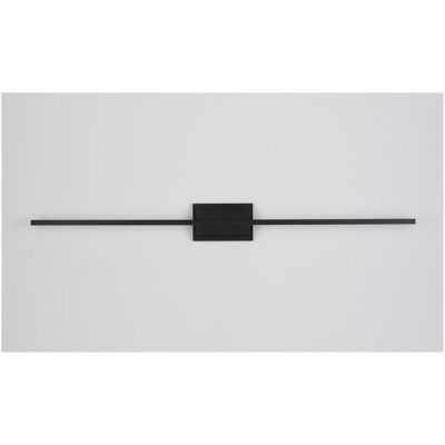 Nova Luce, Deckenleuchte, AZURE LED Wandleuchte Schwarz 28,5W Warmweiss 120,5x6,9x11,8cm 9267020 Nova Luce, Deckenleuchte, AZURE LED Wandleuchte Schwarz 28,5W Warmweiss 120,5x6,9x11,8cm 9267020
