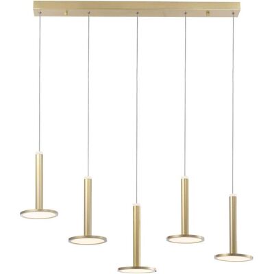 Nova Luce, Pendelleuchte, PALENCIA LED Pendelleuchte Messing 50W Warmweiss 107x15x150cm 1703301203 Nova Luce, Pendelleuchte, PALENCIA LED Pendelleuchte Messing 50W Warmweiss 107x15x150cm 1703301203