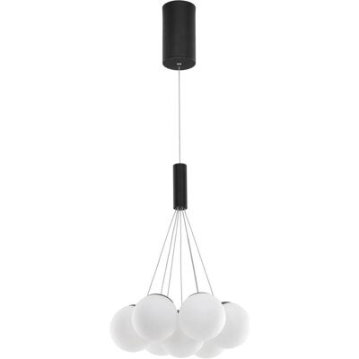 Nova Luce, Pendelleuchte, NUVOLE LED Pendelleuchte Schwarz 49W Warmweiss 150x36cm 9061433 (2240 lm) Nova Luce, Pendelleuchte, NUVOLE LED Pendelleuchte Schwarz 49W Warmweiss 150x36cm 9061433 (2240 lm)