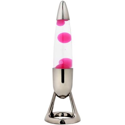 Total Juggling, Tischlampe, iTotal - Missile LED Lava Lamp with Color-changing Light - Pink - Diameter 10.7 cm x Height 36.5 cm Total Juggling, Tischlampe, iTotal - Missile LED Lava Lamp with Color-changing Light - Pink - Diameter 10.7 cm x Height 36.5 cm