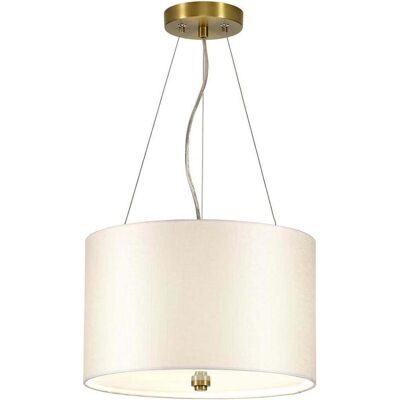 Elstead Lighting, Pendelleuchte, Pearce Hängeleuchte E27 3-fach 35cm Gealtertes Messing Elfenbein (E27) Elstead Lighting, Pendelleuchte, Pearce Hängeleuchte E27 3-fach 35cm Gealtertes Messing Elfenbein (E27)