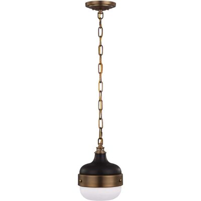 Elstead Lighting, Pendelleuchte, Cadence Hängeleuchte E27 Dunkles antikes Messing, mattschwarz (E27) Elstead Lighting, Pendelleuchte, Cadence Hängeleuchte E27 Dunkles antikes Messing, mattschwarz (E27)