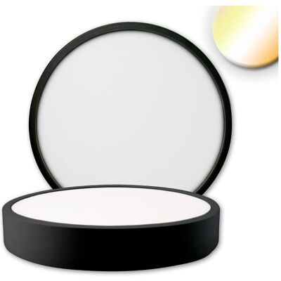 ISOLED Deckenleuchte PRO schwarz 24W, rund, 225mm, dimmbar ISOLED Deckenleuchte PRO schwarz 24W, rund, 225mm, dimmbar