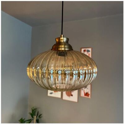 Bamyum, Pendelleuchte, Elegant Pendelleuchte Glas (E27) Bamyum, Pendelleuchte, Elegant Pendelleuchte Glas (E27)