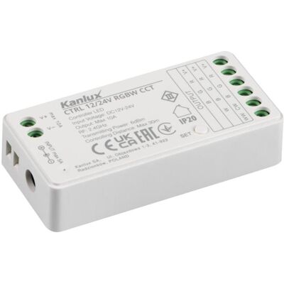 Kanlux, Beleuchtung Zubehör, Controller für LED-Streifen CONTROLLER RGBW Weiss 22148 Kanlux, Beleuchtung Zubehör, Controller für LED-Streifen CONTROLLER RGBW Weiss 22148