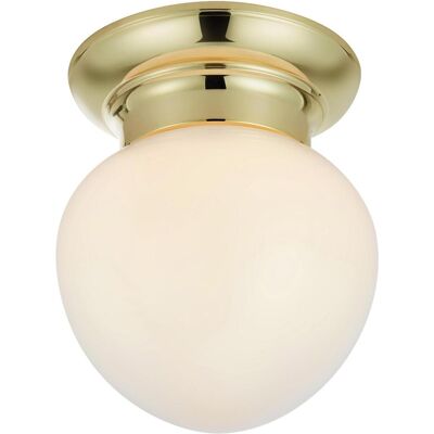 Markslöjd, Deckenleuchte, RONDA Ceiling 1L White/Brass IP44 Markslöjd, Deckenleuchte, RONDA Ceiling 1L White/Brass IP44