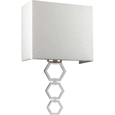 Elstead Lighting, Deckenleuchte, Ria Wandleuchte E27 Medium Poliertes Chrom Elfenbeinfarbe (E27) Elstead Lighting, Deckenleuchte, Ria Wandleuchte E27 Medium Poliertes Chrom Elfenbeinfarbe (E27)
