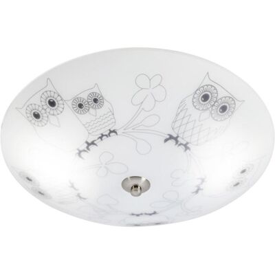 Markslöjd, Deckenleuchte, UGGLARP Plafond 2L 39cm White/Black Markslöjd, Deckenleuchte, UGGLARP Plafond 2L 39cm White/Black